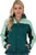 Windbreaker with Hoodie for Women in Evergreen/Sage.