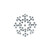Winter Christmas Single Snowflake