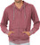 Heather Maroon Burnout Washed Soft-Fabric Unisex Full-Zipper Hoodie (4067-MRN).