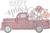 "Happy Spring" Pickup Truck with roses (S102526-ROSE).