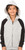 iKids Unisex Raglan 2-Tone Full-Zipper Hoodie Plain (IK4081-BLK).