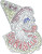 Small Clown Head Iron-On Design (S1914SM).