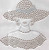 Lady Wearing Golden Hat, Dress & Earrings Iron-On Design (S3138-GLD).