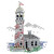Lighthouse Scene Iron-On Design (S2288).