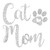 Cat Mom with a Paw Iron-On Design (S105093)