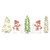 Christmas Tree Snowman Scene with Red Hat & Scarf Iron On Design