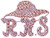 RHS (Red Hat Society) Iron-On Design (S1812).