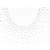Scoop Neckline Scattered AB Iridescent Rhinestone Iron On Design