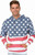  USA Vintage-Print Unisex Pullover Hoodie Plain (4017-USA-VIN), worn by him.