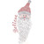 Lt. Pink-filled face "Believe" Santa Iron-On Design (S1000066-PNK) .