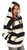 Rugby-Stripe Full-Zipper Unisex Hoodie (4027)