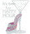 "It's Time For Happy Hour" Iron-On Design (S102340).