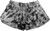 Black Swirl Multi Tie-Dye Shorts (7046-BLK).