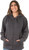 Heather Charcoal Unisex Fleece Full-Zipper Hoodie (4010L-HCH).