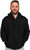 Black Unisex Fleece Full-Zipper Hoodie (4010L-BLK).