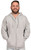 Heather Gray SUPER SOFT Unisex Fleece Full-Zipper Hoodie (4010L-HGY).
