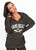 Charcoal "Missy" Burnout Pullover Hoodie (9040-CHR).