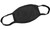 Oval Fashion Mask II (plain), Black shown.