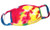 Oval Fashion Mask II (plain), Multi Tie-Dye shown.