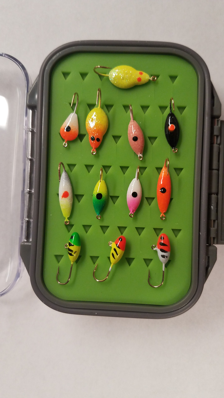 CATY JIG PANFISH ASSORTMENT WITH TACKLE TAMER JIG BOX CJAP1