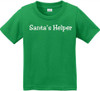 Joe's USA - Santa's Helper Infant Soft and Cozy Cotton T-Shirts Youth Short Sleeve T-Shirts