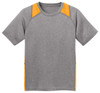 Youth All Sport 2-Color Heather Athletic T-Shirts in 10 Colors. Sizes S-XL DRI-EQUIP Athletic Apparel