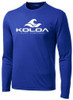 Koloa Surf Co. Wave Logo Long Sleeve Dri-Equip Athletic Shirts Koloa Surf Company Men's Shirts