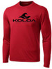 Koloa Surf Co. Wave Logo Long Sleeve Dri-Equip Athletic Shirts Koloa Surf Company Men's Shirts