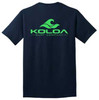 Koloa Surf Co. Pocket Logo Tee Classic 2-Sided Wave Logo Heavy Cotton T-Shirts Koloa Surf Company Mens Apparel