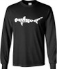 Koloa Surf Co. SHARK Logo Long Sleeve 50/50 Cotton/Poly T-Shirt Koloa Surf Company Men's Shirts