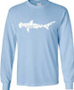 Koloa Surf Co. SHARK Logo Long Sleeve 50/50 Cotton/Poly T-Shirt Koloa Surf Company Men's Shirts