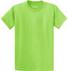 Men's Durable 100% Heavyweight Cotton T-Shirts in Regular, Big, and Tall Sizes Joe's USA Men's Apparel - Lime