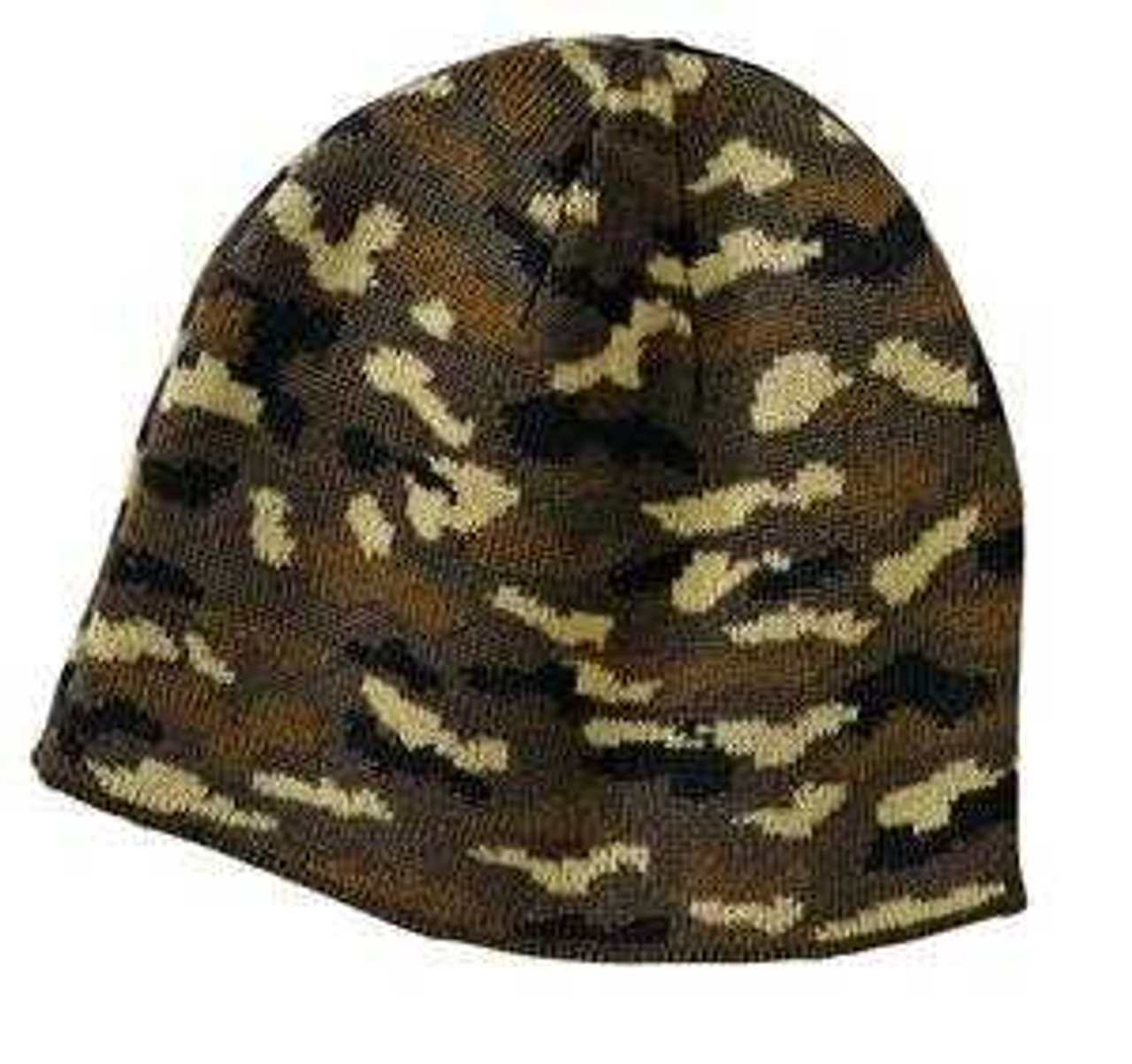 Knit Camo Stocking Cap