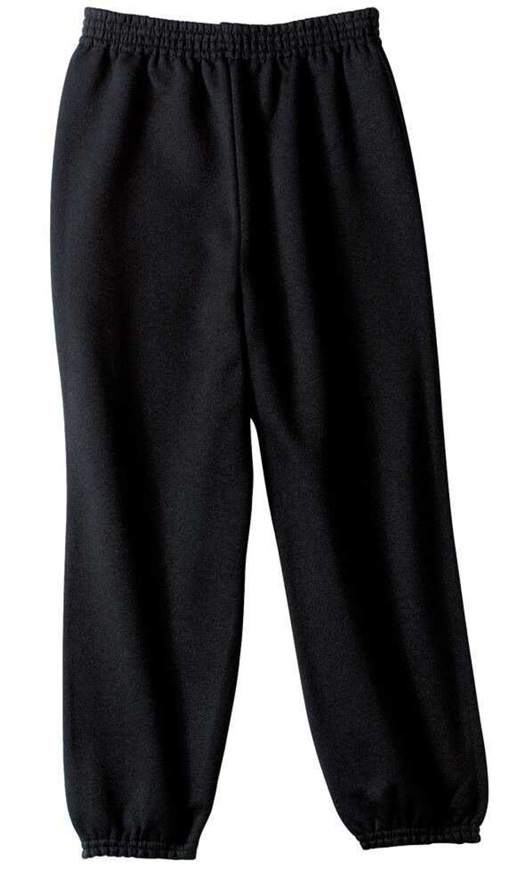  Joe's USA Men's Super Sweatpants with Pockets-S-Black