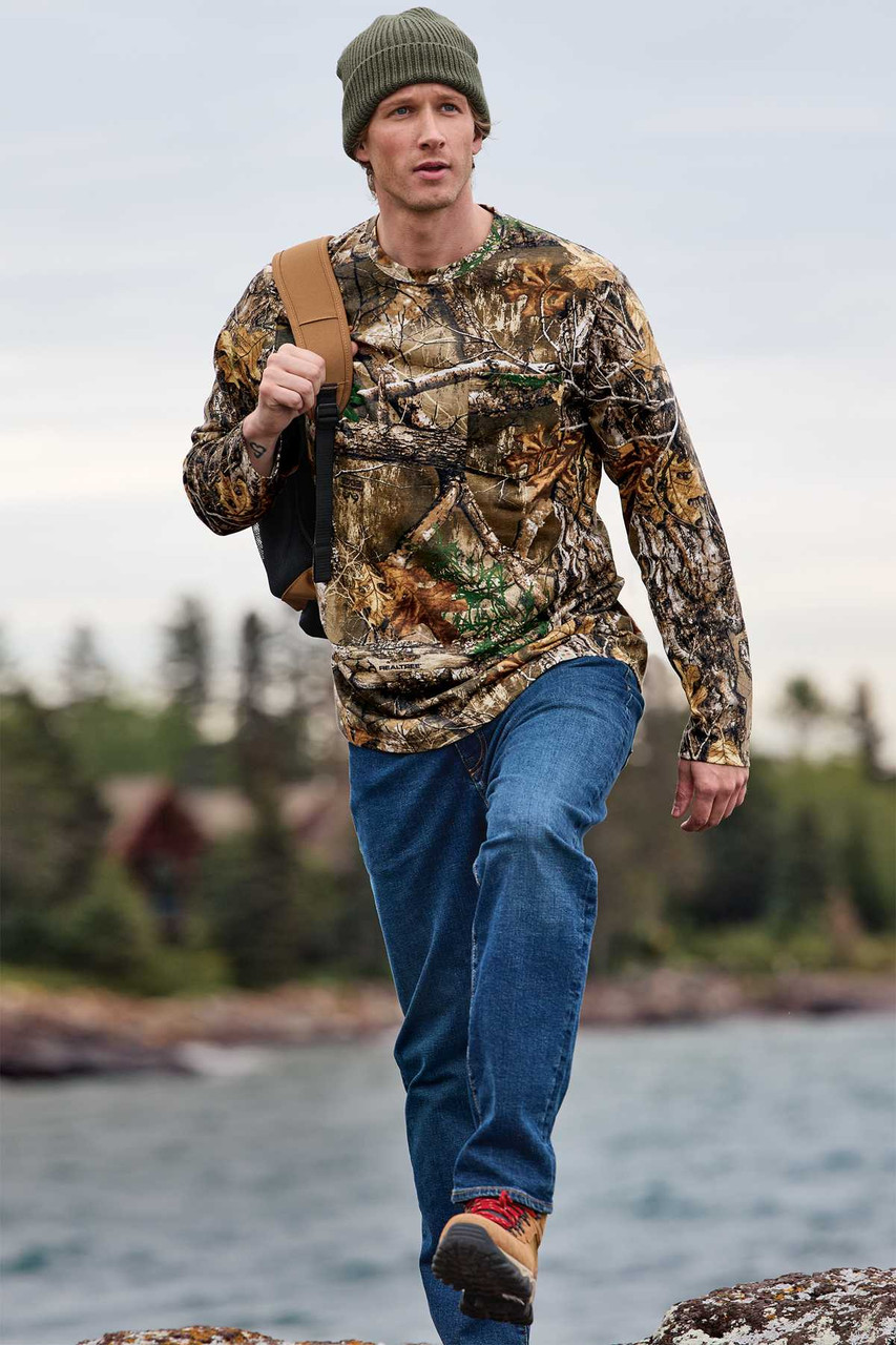 Joe's USA Realtree Camo Long Sleeve Pocket Hunting Shirt