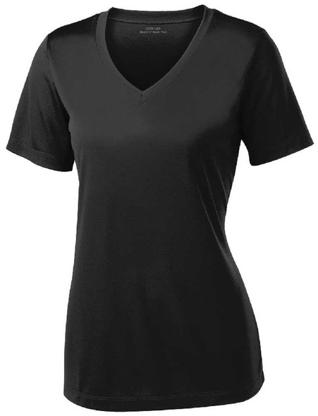 Women's Athletic All Sport V-Neck Tee Shirt in 15 Colors - Sizes XS-4XL DRI-EQUIP Womens Apparel