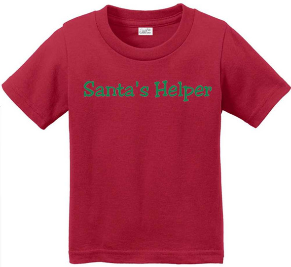 Joe's USA - Santa's Helper Toddler Christmas T-Shirts in Sizes: 2T, 3T, 4T Joe's USA Youth Short Sleeve T-Shirts