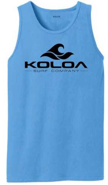 Koloa Surf Co. Classic Wave Logo Pigment-Dyed Tank Tops Koloa Surf Company Tank Tops