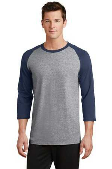 Joe's USA Men's 50/50 Cotton/Poly 3/4-Sleeve Raglan T-Shirt Joe's USA Mens Apparel