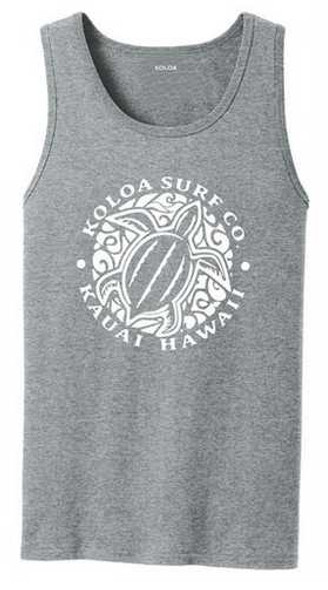 Koloa Surf Co. Hawaiian Honu Turtle Logo Tank Tops. Adult Sizes: S-4XL Koloa Surf Company T-Shirts