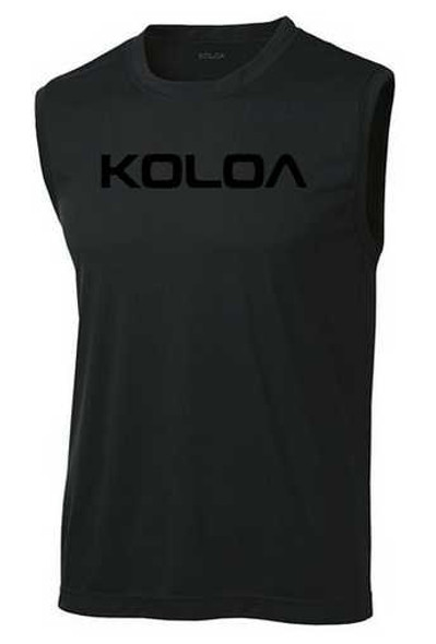 Koloa Surf Co. Original Logo Moisture Wicking Sleeveless Muscle T-Shirts - XS-4XL Koloa Surf Company Mens Apparel