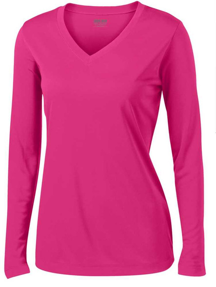 Ladies Long Sleeve Moisture Wicking Athletic Shirts in Sizes XS-4XL Joe's USA Womens Apparel