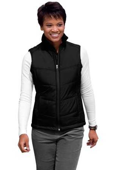 Ladies Puffy Vest Joe's USA Outerwear