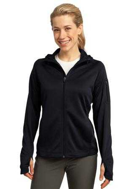 Ladies Tech Fleece Full-Zip Hooded Jacket DRI-EQUIP Womens Apparel