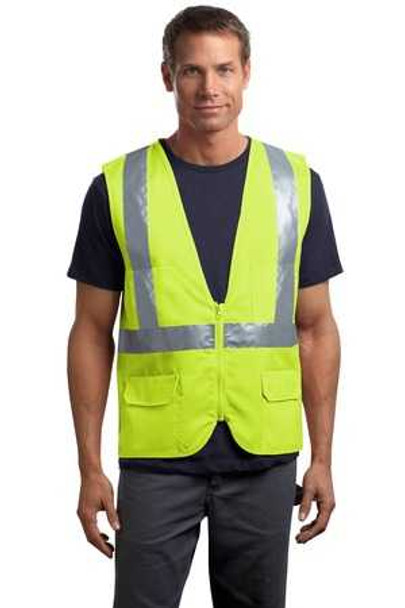ANSI 107 Class 2 Mesh Back Safety Vest Joe's USA Mens Apparel