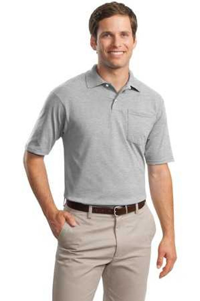 SpotShield™ 5.6-Ounce Jersey Knit Sport Shirt with Pocket Joe's USA Mens Apparel