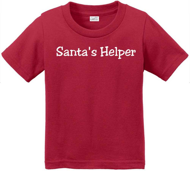 Joe's USA - Santa's Helper Toddler Christmas T-Shirts in Sizes: 2T, 3T, 4T Joe's USA Youth Short Sleeve T-Shirts