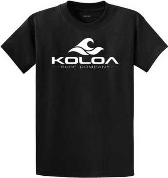 Koloa Surf Co. Wave Logo Cotton T-Shirts in Regular, Big and Tall Sizes Koloa Surf Company Men's Shirts