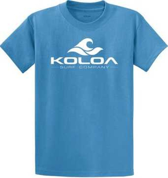 Koloa Surf Co. Wave Logo Cotton T-Shirts in Regular, Big and Tall Sizes Koloa Surf Company Men's Shirts