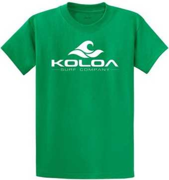 Koloa Surf Co. Wave Logo Cotton T-Shirts in Regular, Big and Tall Sizes Koloa Surf Company Men's Shirts